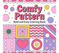 comfy pattern bold & easy coloring book