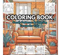 Comfy Patterns Coloring Book For Mind Clarify: Bold and Easy, Simple and Fun Designs for Stress Relief Featuring Cute Animals, Nature, Whimsical Doodles, and More