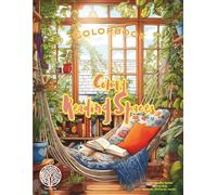 Comfy Reading Spaces: A Cozy Adult Coloring Book with 75 Relaxing Scenes to Color and Reflect: Includes Thoughtful Note Pages and a Smart Layout Switch for the Most Comfortable Coloring Experience