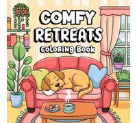 Comfy Retreats: A Relaxing Coloring Book of Comfy Spaces