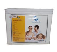 Comfy Sheets Cotone Egiziano 1000-TC California King Fogli 4 Pezzi Set - Bianco