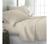 Comfy Sheets Cotone Egiziano 1000-TC King Fogli 4 Pezzi Set - Sabbia