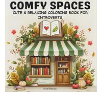 Comfy Spaces: Cute & Relaxing Coloring Book for Introverts