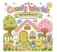 Comfy World: Spring Edition 01: Cute and Cozy Coloring Book