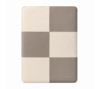 Comfyable custodia laptop 13 pollici compatibile con MacBook Air 13 M5 M4 M3 M2 M1, MacBook Pro/Neo A18 A3404, sleeve MacBook slim in vera pelle, Crema e Grigio