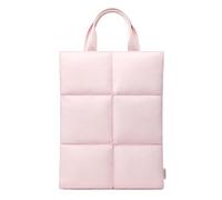 Comfyable custodia laptop Puffy 13/14 pollici con manico, borsa trapuntata puffer compatibile con MacBook Air/Pro M5 M4 M3 M2 Pro/Max 2026 e MacBook Neo A18 13, Rosa Chiaro