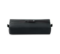 Comfyable Piccola borsa da toilette da uomo, mini borsa sottile per spazzolino da denti, kit Dopp, elettronica, tecnica, palestra, organizer impermeabile per essenziali, grigio scuro