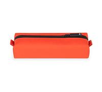 Comfyable Piccolo Beauty Case da Uomo Donna Impermeabile Mini Trousse per Articoli da toeletta, Astuccio Essenziale, Borsa dopp Kit per Elettronica, Tecnica, Palestra, Arancione