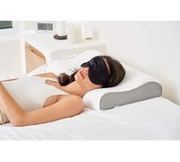 ComfyCozy - Cuscino in memory foam di lusso, supporto ortopedico per dolori al collo, spalle | cuscini ergonomici per il contorno anteriore e posteriore | 60 x 35 x 8-11 cm