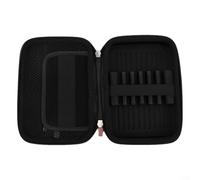 ComfyHarbor 1 custodia in EVA per microfoni wireless, custodia portatile in tela per auricolari e fotocamere digitali, dotata di una cinghia da polso per una facile portabilità, Come da immagine