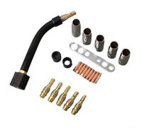ComfyHarbor 15AK MIG Saldatura Torcia Consumabili Set, M6 0.8mm E-Cu Punte di Contatto Ugello Aria MB 14/15/150, Con Connettore A Gomito Per MIG/MAG