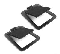 ComfyHarbor 2 PZ Metallo Desktop Speaker Riser Stand Per Studio Monitor Con Anti-Vibrazione Imbottitura Libreria Supporto Audio 30 Lbs Nero