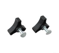 ComfyHarbor 2 set di bulloni triangolari per maniglia tosaerba, diametro 7,74 mm, in plastica ABS e ferro zincato, raccordi di ricambio per la maggior parte dei modelli di tosaerba,