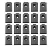ComfyHarbor 20 dadi a U in nylon per parafango anteriore, clip di montaggio per 53879-22010, fermo alloggiamento ruota nero, dimensioni vite #14, lunghezza 29 mm, sostituzione diretta