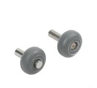 ComfyHarbor 2Pcs Aspirapolvere Ruote Parti di Ricambio Per Tineco Floor 3 S3 S3 Breeze Per IFLOOR 3 Per IFLOOR Breeze, Rulli In Plastica Metallo Movimento Liscio Nero Argento Installare