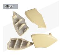 ComfyHarbor 4 pulsanti per radio CD Fiat 500, colore beige, progettati per una maggiore durata e durata, rimozione e installazione senza problemi