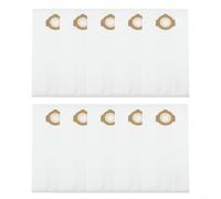 ComfyHarbor 49-90-2016 Sacchetti per aspirapolvere in pile compatibili con aspirapolvere da 1,6 litri per umido/secco 0960-20 0960-21 e 0970-20, confezione da 3 con supporto (confezione da 10)