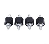 ComfyHarbor 4X Tampone In Gomma Pad Con Dadi Per Per Galaxy Per Sharan T4 Intercooler Mount Silent Block Protezione Nero OEM 191201256 N191201256