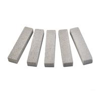 ComfyHarbor 5 spugne abrasive per la pulizia di pietra pomice grigia per cucina e bagno, macchie di acqua dura, calce, calcio e ruggine da piastrelle, griglie e piscine, vetro espanso