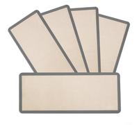 ComfyHarbor 5 tappetini in silicone non appiccicosi per la raccolta destra liofilizzatore medio grande grigio accessori da cucina utensili da cucina (50 x 21,5 cm)