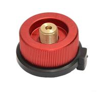 ComfyHarbor Adattatore di ricarica butano, convertitore portatile per fornello da campeggio con valvola a chiusura automatica, testa per bruciatore a gas leggero, per escursioni all'aperto e zaino in