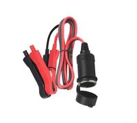 ComfyHarbor Adattatore SAE a clip con fusibile in linea, connettore terminale batteria in rame puro per batteria da 12 V per moto pannello solare auto per caricabatterie e alimentazione LED