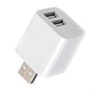 ComfyHarbor Adattatore USB Switch 1-3 Gang compatibile con ALEXA, telecomando app, voce, pianificazione timer, design portatile, 5-12 V porte multiple (2 gang)