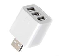 ComfyHarbor Adattatore USB Switch 1-3 Gang compatibile con ALEXA, telecomando app, voce, pianificazione timer, design portatile, 5-12 V porte multiple (3 gang)