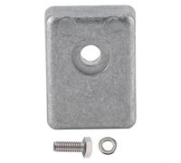 ComfyHarbor Anodo per parti fuoribordo Honda per modelli BF25 BF30 BF8 BF10 - Anodo marino in lega di alluminio per scatola ingranaggi - Blocco trasmissione di ricambio diretto 55320-95310