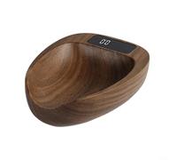 ComfyHarbor Bilancia da caffè in legno, con timer, bilancia digitale per caffè espresso, per la preparazione del caffè, precisione ricaricabile 0,1 g, controllo touch con display a LED, per casa e