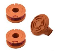 ComfyHarbor Bobina e tappo per decespugliatore con linea, ricambio per alimentazione automatica, per Worx WG150/WG160/WG165, compatibile con MACALLISTER MC186, per MCGREGOR MET2523, confezione da 2