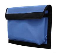 ComfyHarbor Borsa portaoggetti a rete con retro adesivo, resistente alle intemperie, per attrezzi da pesca e attrezzature da esterno, organizer portatile da appendere (blu)