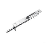 ComfyHarbor Bullone di prolunga a leva in acciaio inox resistente, 15,2 cm, molla di tenuta automatica per porte metalliche cave ignifughe, montaggio con viti, argento