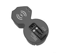 ComfyHarbor Caricabatterie rapido wireless multi-porta, cavo retrattile per auto, compatibile con A6/A7/S6/S7/RS6/RS7 2019-2024, supporta tutti i protocolli, per una ricarica rapida sicura (B)