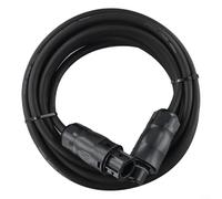 ComfyHarbor Cavo di collegamento di alimentazione CA con adattatore BC01 femmina a prolunga per inverter, H07RN-F 3 x 1,5 mm² filo di gomma per balcone sistema solare (5 metri)