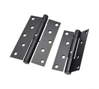 ComfyHarbor Cerniera invisibile 4 in 1 con chiusura automatica, cerniera nascosta regolabile in acciaio inox con blocco di posizionamento a 95 gradi e tampone per una chiusura fluida (argento)