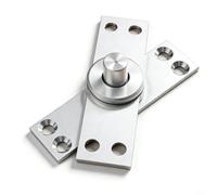 ComfyHarbor Cerniera per porta girevole a 360 gradi, perno nascosto in acciaio inox resistente, per piani in legno, struttura silenziosa e scorrevole, per progetti di miglioramento della casa (95 mm)