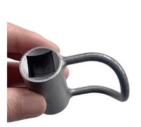 ComfyHarbor Chiave angolare per valvole, strumento rotante a 4 e 6 punti, per la riparazione di tubi dell'acqua in spazi ristretti, design con asta curva, per manutenzione sotto lavandino, armadietto