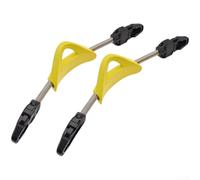 ComfyHarbor Cinghie per pinne a molla in acciaio inossidabile per pinne subacquee, ricambio antiscivolo 304 SS con manico e fibbia in EPDM, lacci regolabili per scarpe per snorkeling e nuoto (L giallo