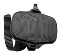 ComfyHarbor Cinghie regolabili per pedali per bici, cinghie per piedi in lega di alluminio per bici da spin, accessori per sistema di trasmissione a cinghia, design ergonomico antiscivolo per (destra)