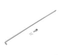 ComfyHarbor Collegamento dell'asta dell'acceleratore regolabile, per Chevrolet per CAMARO 1967-1969, stelo acceleratore in acciaio da 14,96 pollici, con clip per auto, collegamento valvola, per