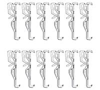 ComfyHarbor Confezione da 10 clip per tende, supporti in plastica trasparente da 6,3 cm per posizionamento veneziano e verticali, design discreto resistente all'usura