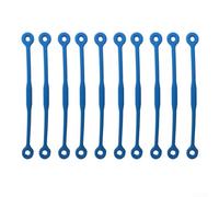 ComfyHarbor Confezione da 10 smorzatori per racchette da tennis, nodi ammortizzatori in silicone per ridurre le vibrazioni, accessori leggeri per un maggiore controllo e comfort, colori assortiti (blu