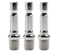 ComfyHarbor Confezione da 3 adattatori per mandrino M10 con gambo esagonale da 1/4", asta di collegamento in metallo per dischi lucidanti, cuscinetti abrasivi ed estensioni per trapano elettrico
