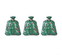 ComfyHarbor Confezione da 3 sacchetti regalo giganti, 91 x 140 cm, confezione regalo per occasioni speciali, matrimoni, compleanni, feste (verde)