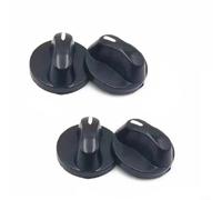 ComfyHarbor Confezione da 4 manopole in plastica nera per fornelli a gas, pulsanti di controllo del bruciatore per fornelli standard, pulsante di accensione per piano cottura per uso sicuro in cucina