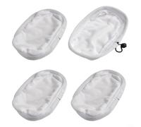 ComfyHarbor Confezione da 4 panni in microfibra compatibili con pulitori a vapore Morphy Richards 720021 720502 70495, lavabili e riutilizzabili per pavimenti duri
