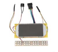 ComfyHarbor Controller per scheda madre in metallo e display per scooter elettrico Kugoo S1, S3, sistema da 36 V con schermo a LED, finitura grigia (display strumento)