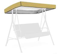 ComfyHarbor Copertura per dondolo da esterno, 191 x 120 x 20 cm, tessuto Oxford 210D, resistente alle intemperie, con prese d'aria laterali, protezione UV e pioggia, per dondolo da patio, diversi
