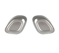 ComfyHarbor Coppia di copri pulsanti di ricambio in ABS per poggiatesta, colore argento, compatibili con Mercedes-Benz W212 2009-2015 GL/ML-Class W166